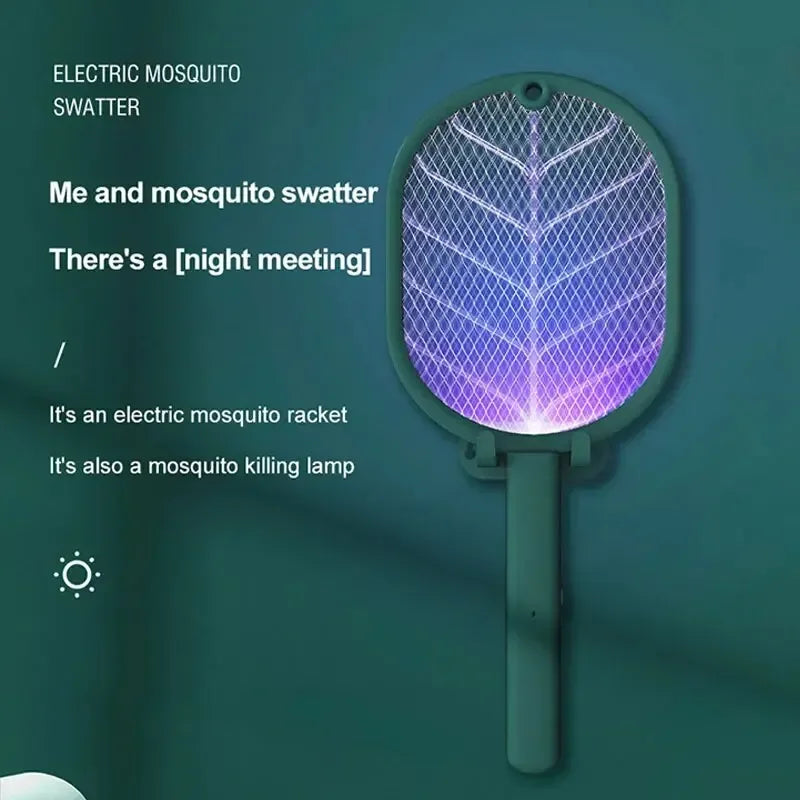 1pc Electric Mosquito Killer Swatter USB Rechargeable Electric Household Safety Mosquito Killer Anti Mosquito Trap - Zecs shopping