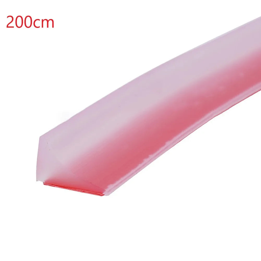 pcs Bathroom Water Stopper Silicone Retaining Strip Water Shower Dam Flood Barrier Dry And Wet Separation Blocker