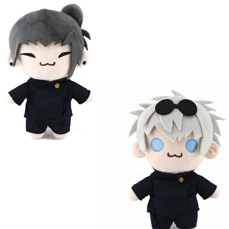 🧸 21cm Jujutsu Kaisen Plush – Cute Gojo Satoru & Geto Suguru Soft Toy ✨ Anime Collectible for Kids & Fans 🎌