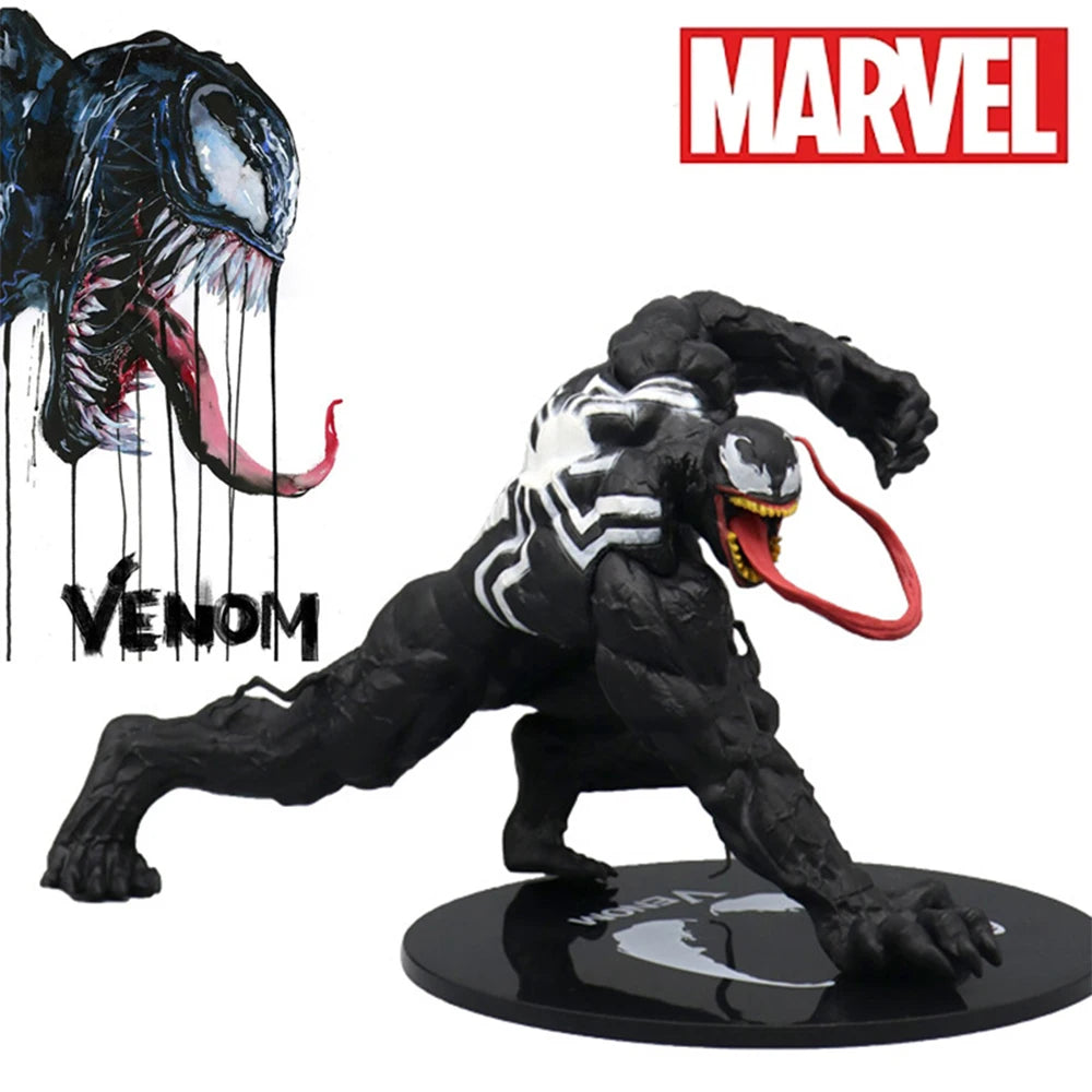 Marvel Venom & Spiderman Figure Movie Cartoon Action Toy for Boys Desktop Decor & Birthday Gift