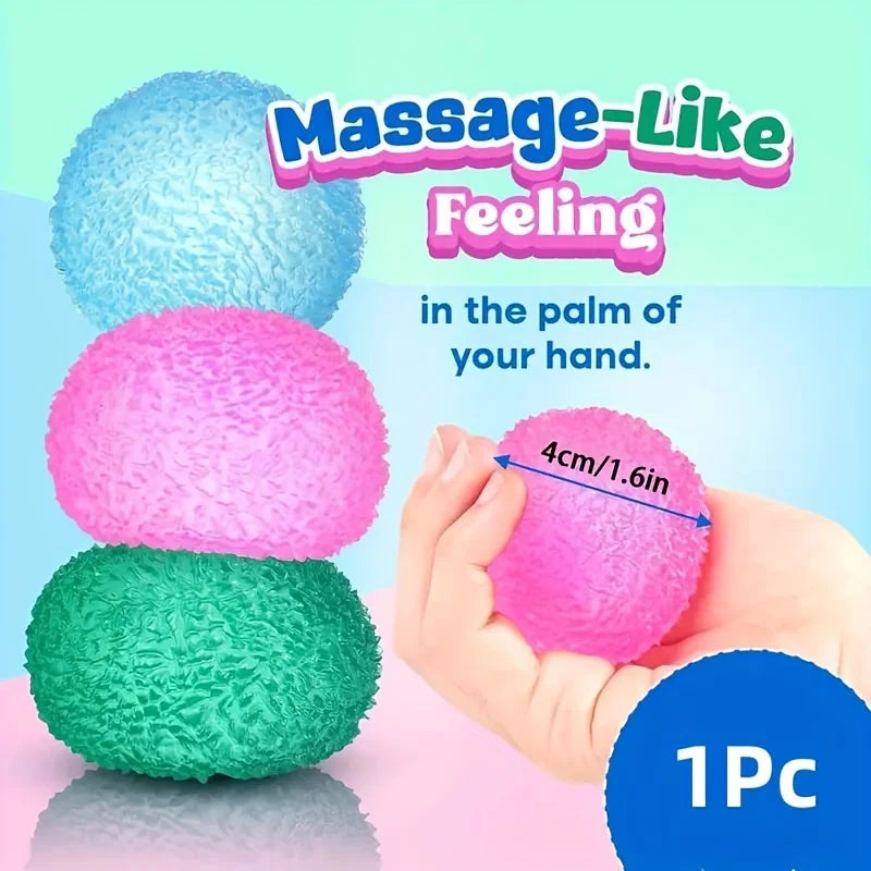 Squishy Ice Ball Toy Stress-Relief Squeeze Fun for Kids & Adults