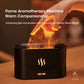 Flame Aroma Diffuser Humidifier – LED Ultrasonic Essential Oil Mist Lamp