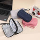 Portable Digital Accessories Organizer Bag – Double Layer Travel Storage Case for USB Cables, Earphones & Power Bank