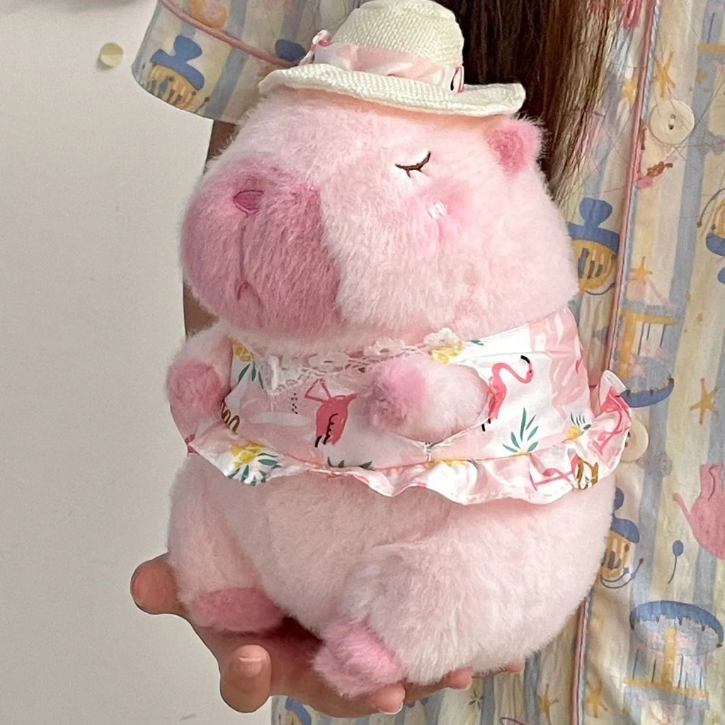 cm Capybara Plush Simulation Capibara Anime Fluffty Toy Cute Doll Stuffed Animals Soft Doll Plush Christmas Thanksgiving Gift