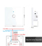 Tuya WiFi Smart Touch Switch – Alexa Compatible RF433 Wall Light Switch (No Neutral Wire)