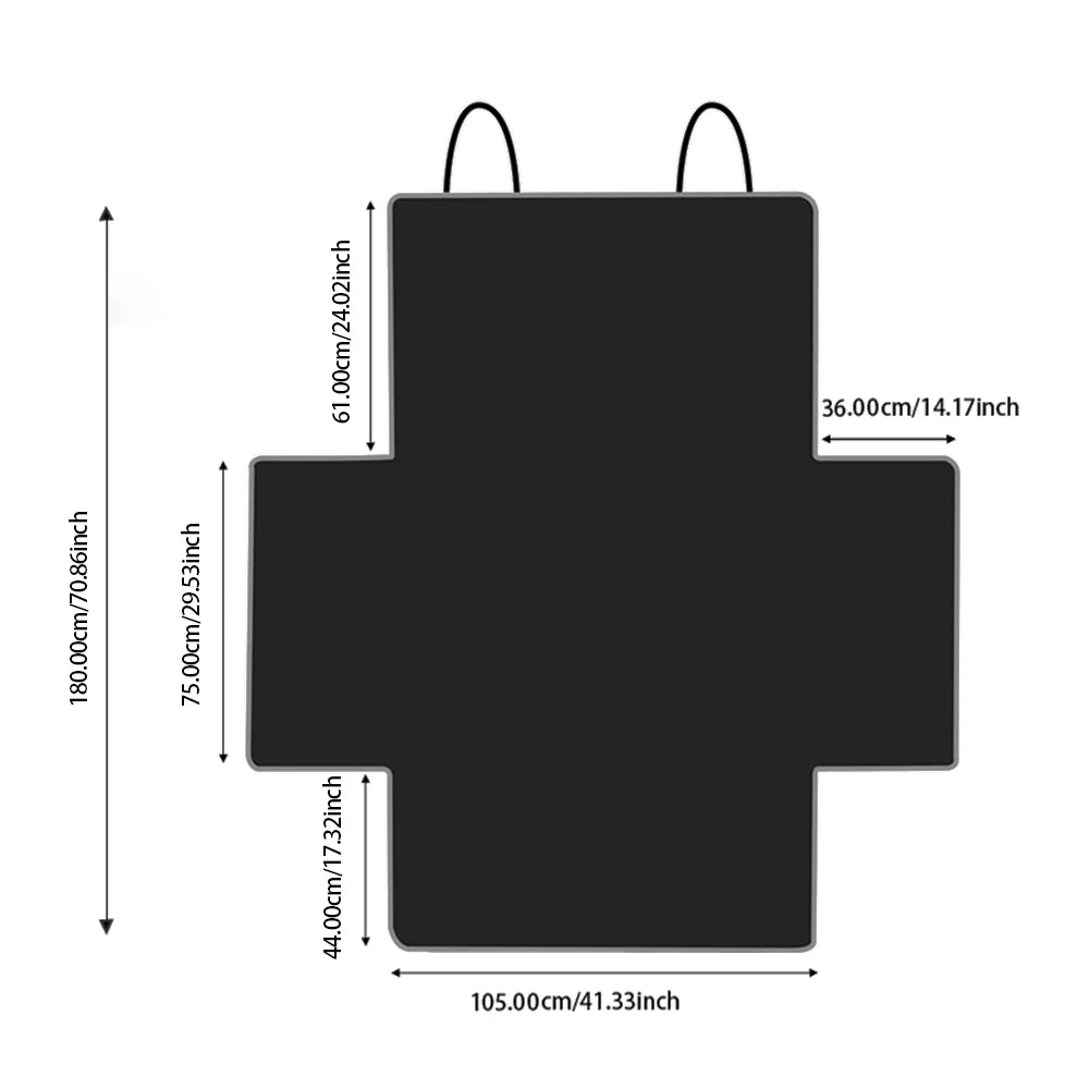 Waterproof 600D Oxford Cloth Dog Car Seat Cover Pet Travel Dog Carrier Car Trunk Mat SUV Cargo Liner For Dogs - Zecs shopping