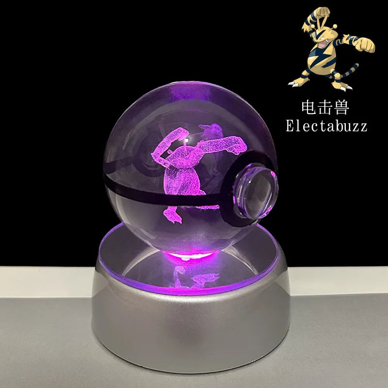 Pokemon d Crystal Ball Pikachu Gengar Eevee Mewtwo Premium & Affordable