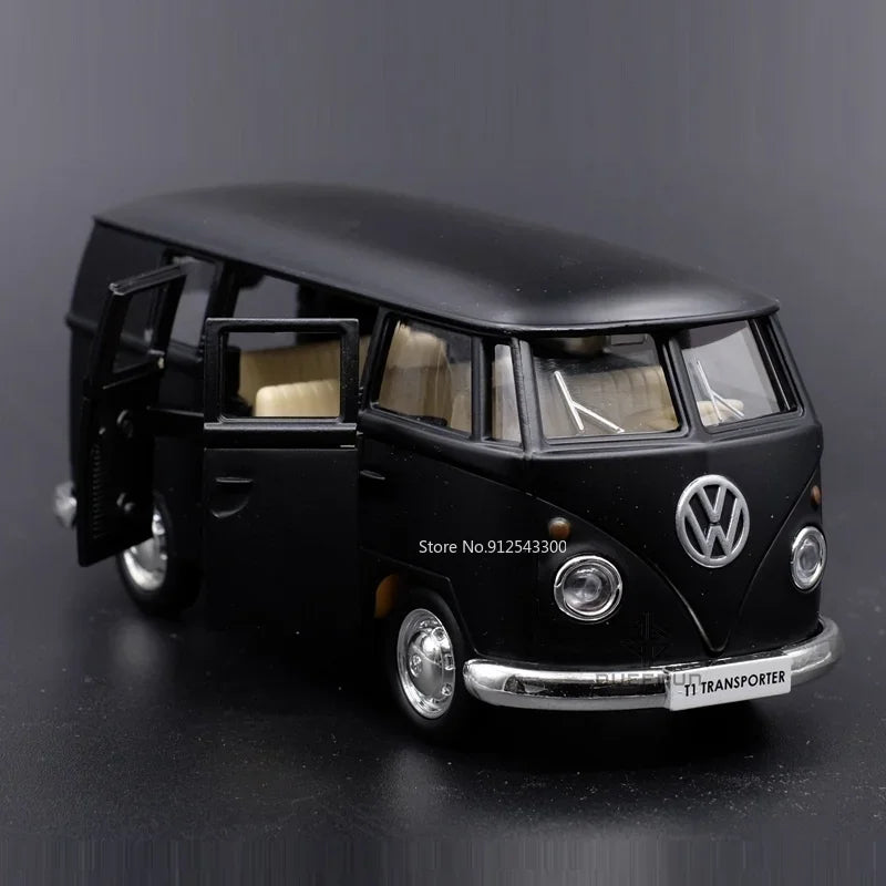 Diecasts Volkswagen Miniature Cars Vw T Bus Toys Alloy Diecasts Scale Metal Collection Cars Models Vehicles