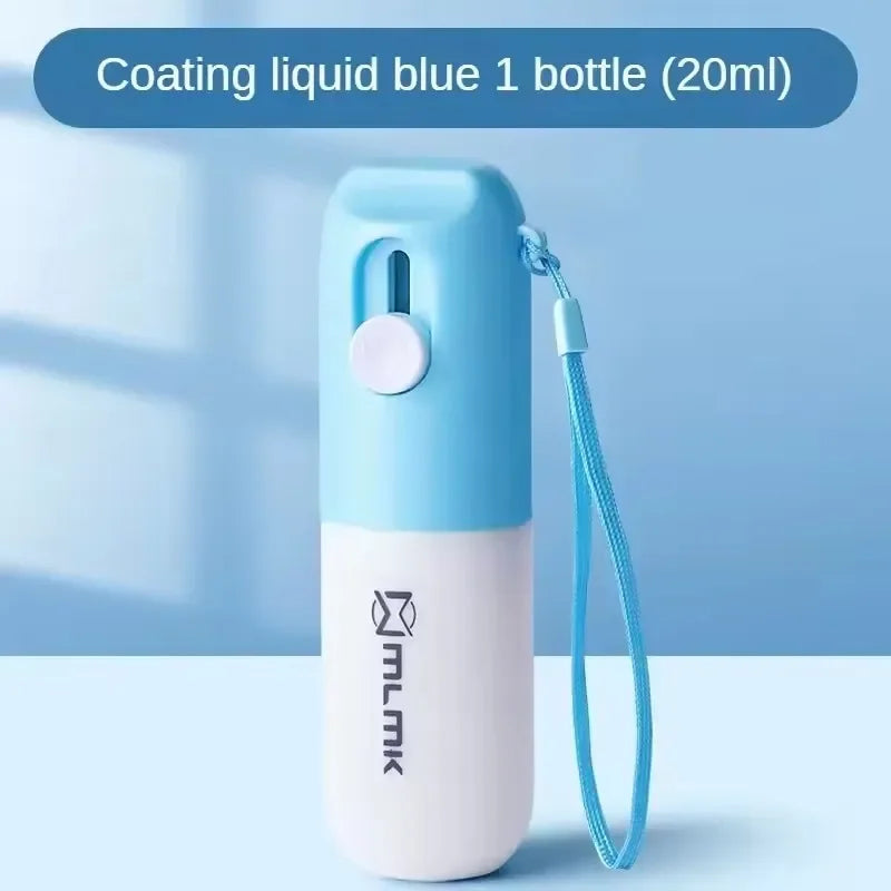 ML Thermal Paper Correction Fluid with Unboxing Knife Portable Durable Thermal Paper Data Identity Protection Fluid Eraser