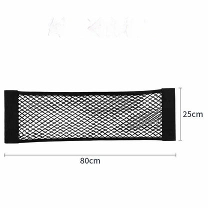 Luggage Storages Car Trunk Storage Bag Double Stretch Velcro Car Storage Net Bag Mesh Storages Net Bag Car Net - Zecs shopping