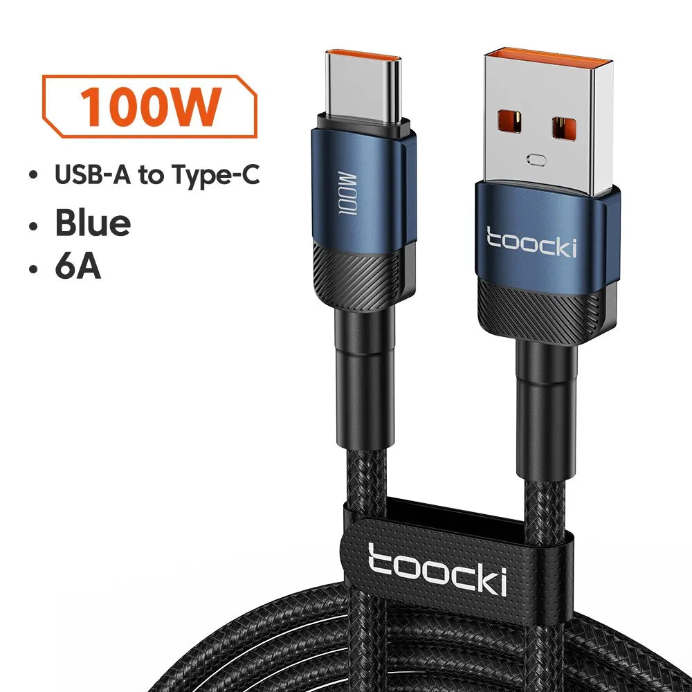 Toocki USB Type C Cable Fast Charging USB C Charger Cord For iPhone Huawei P P Realme Oppo Oneplus Power Bank
