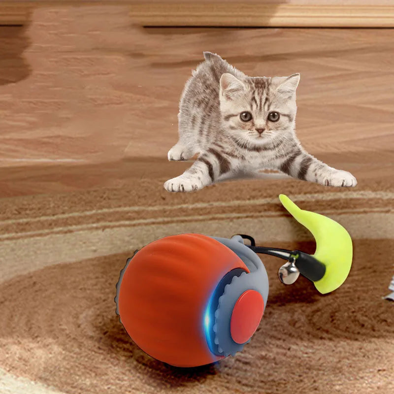 Pet smart cat ball cat toy ball electric cat toy self-exciting boredom ball safe bite-resistant pet toy - Zecs shopping