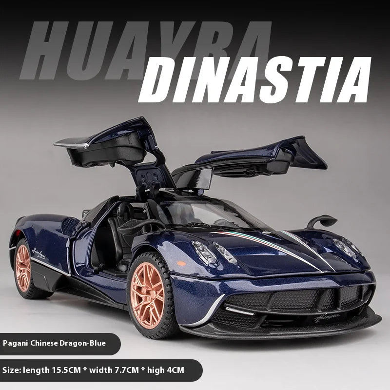 Pagani Huayra Alloy Car Lights Sound & Spring Action
