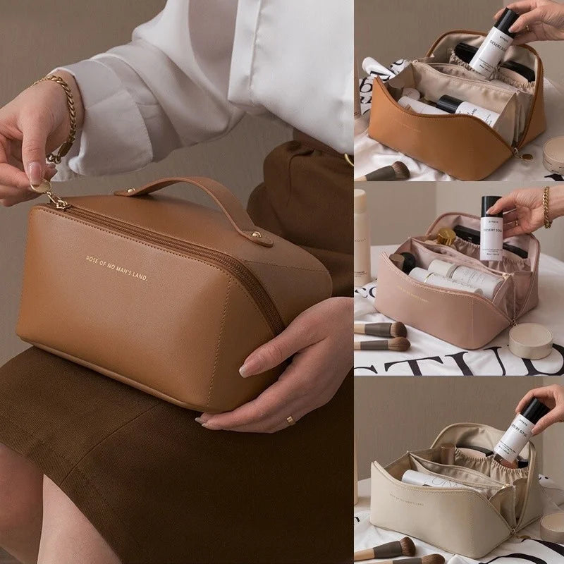 pc Makeup Organizer Female Toiletry Bag Make Up Case Storage Pouch Luxury Lady Box Cosmetic Bag Organizer Bag For Travel Zip