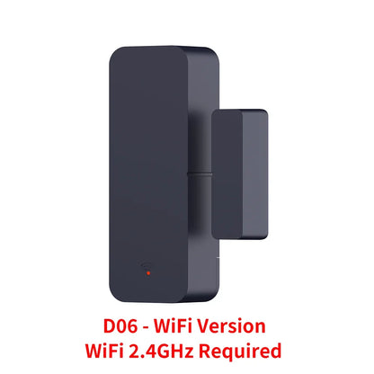 Tuya Smart Door & Window Sensor – WiFi/Zigbee Magnetic Security Alarm Compatible with Alexa & Google Home