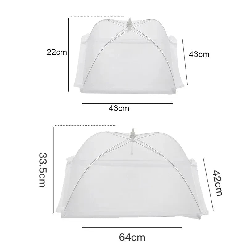 Food Cover Mesh Folding Washable Flies Tables Cover Insect Proof Protective Dish Covers Home Kitchen Storage Accessaries - Zecs shopping