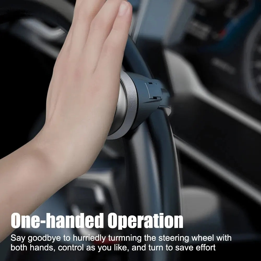 Steering Wheel Spinner Knob Labor-Saving Rotating Power Handle for Cars