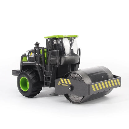 1:50 Construction Vehicle Toy Set – Bulldozer, Excavator, Crane &amp; Forklift Models