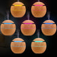 Mini Wood Grain USB Humidifier – Colorful LED Aroma Diffuser & Quiet Mist Air Humidifier