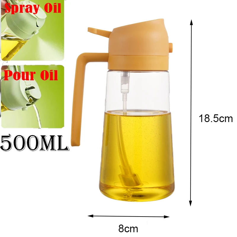 in ml Plastic Spray Oil Sprayer Bottle Spray Oil Dispenser Oil Jar Cruet BBQ Kitchen Baking Roasting Picnic Kitchen Tool
