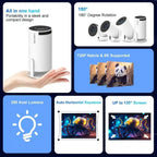 HY300 Smart Mini Projector – 1080P HD