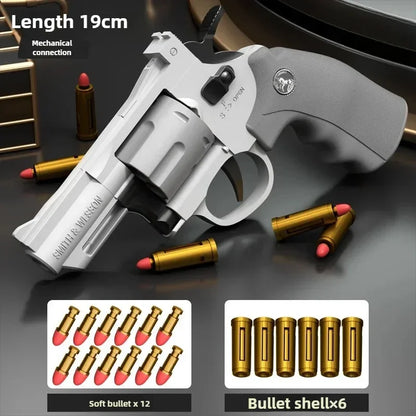 ZP5 357 Revolver Soft Dart Blaster – Continuous Fire Toy Launcher for Kids & Adults