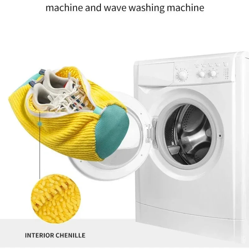 1-2PCS Washing Shoes Bag Mesh Shoes Bag Machine Travel Storage Bags Portable Anti-deformation Protective Clothes Organizer - Zecs shopping