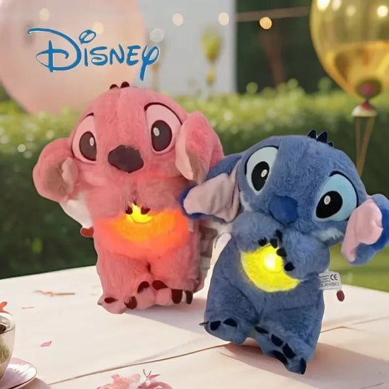 Stitch Plush Doll with Lights & Music – Kawaii Sleep Soothing Toy for Kids