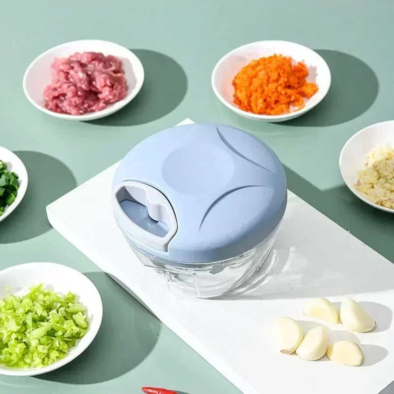 Crusher Vegetable Onion Cutter Kitchen Cooking Accessories ML Manual Meat Mincer Garlic Chopper Rotate GarlicPress