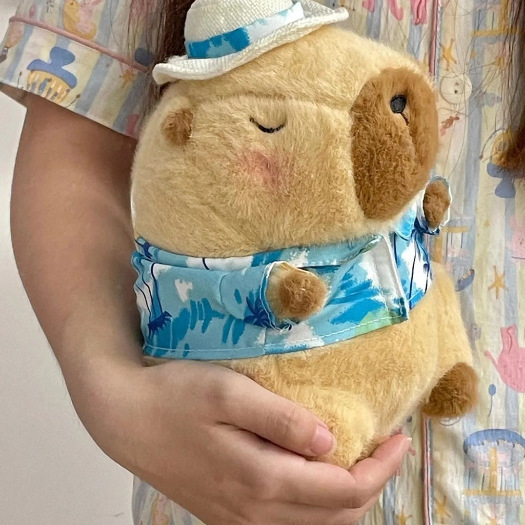 cm Capybara Plush Simulation Capibara Anime Fluffty Toy Cute Doll Stuffed Animals Soft Doll Plush Christmas Thanksgiving Gift