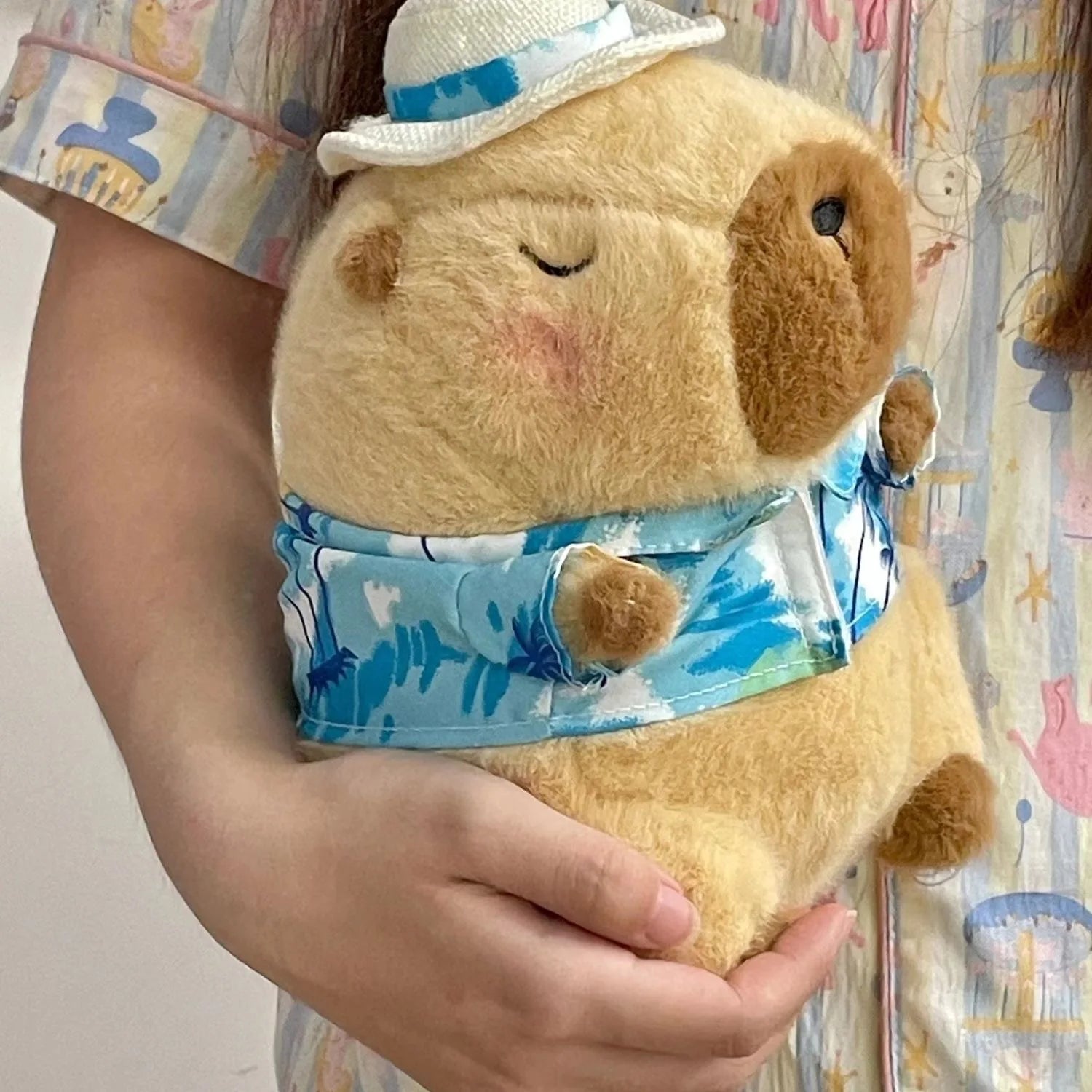 cm Capybara Plush Simulation Capibara Anime Fluffty Toy Cute Doll Stuffed Animals Soft Doll Plush Christmas Thanksgiving Gift