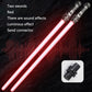 Colorful LED Lightsaber Toy – Red &amp; Blue Telescopic Glowing Sword for Kids