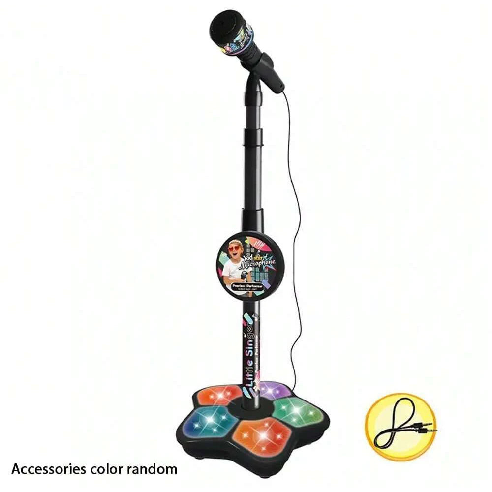 Kids Microphone Stand Toy Portable Childrens Karaoke Electronic Durable Party Karaoke Microphone Stand Kids Karaoke Machine
