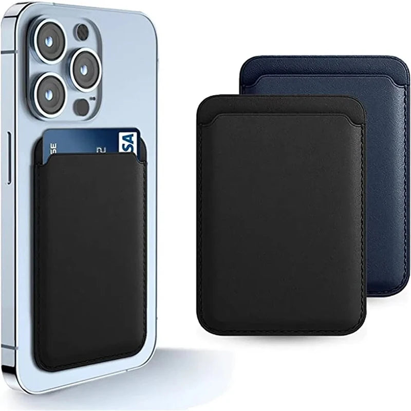 Leather Wallet Case For iPhone 15 Pro Max Magsafe Wallet Leather Compatible For iPhone 14 13 12 Card Holder with MagSafe Magnet - Zecs shopping