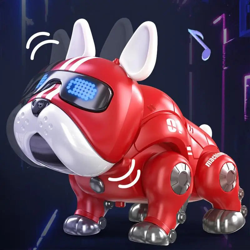Dancing Bulldog Robot Interactive Music & Light Toy for Kids