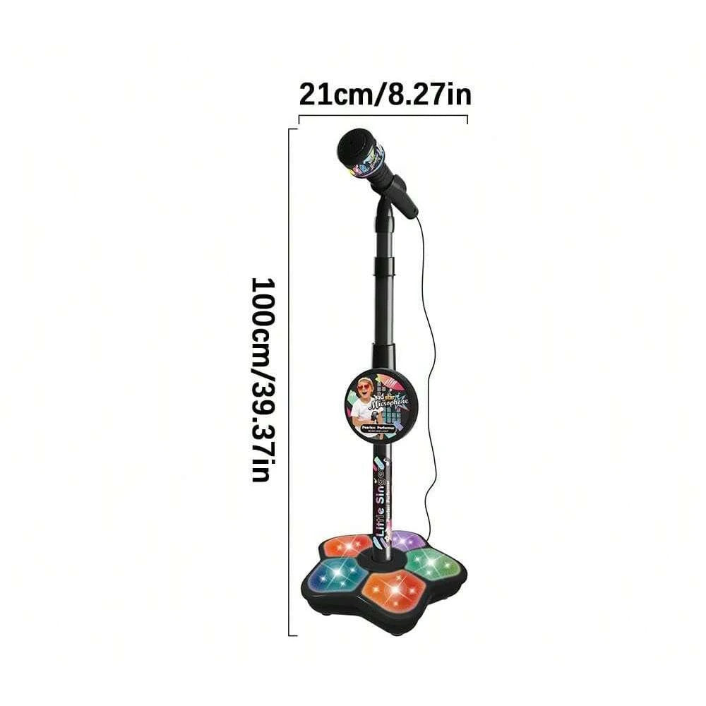 Kids Microphone Stand Toy Portable Childrens Karaoke Electronic Durable Party Karaoke Microphone Stand Kids Karaoke Machine