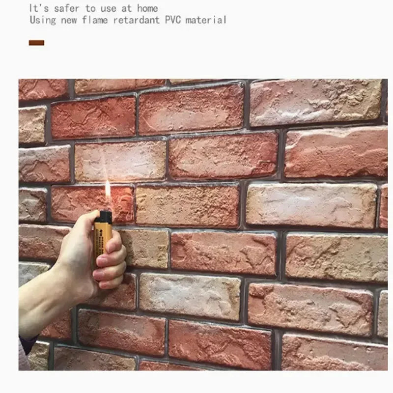 Transform Your Home with pcs Decorative D Wall Panels - Self-Adhesive Waterproof & Moisture-Proof Wallpaper for Living Room