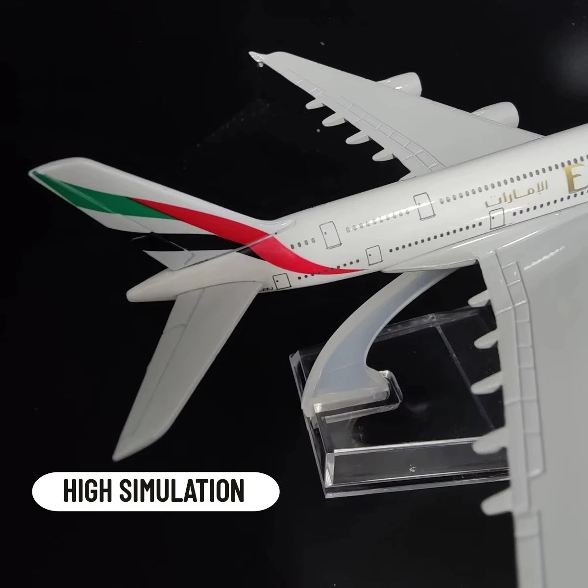 Emirates Airlines A & B Diecast Planes Collectible Aircraft Model Toys for Kids