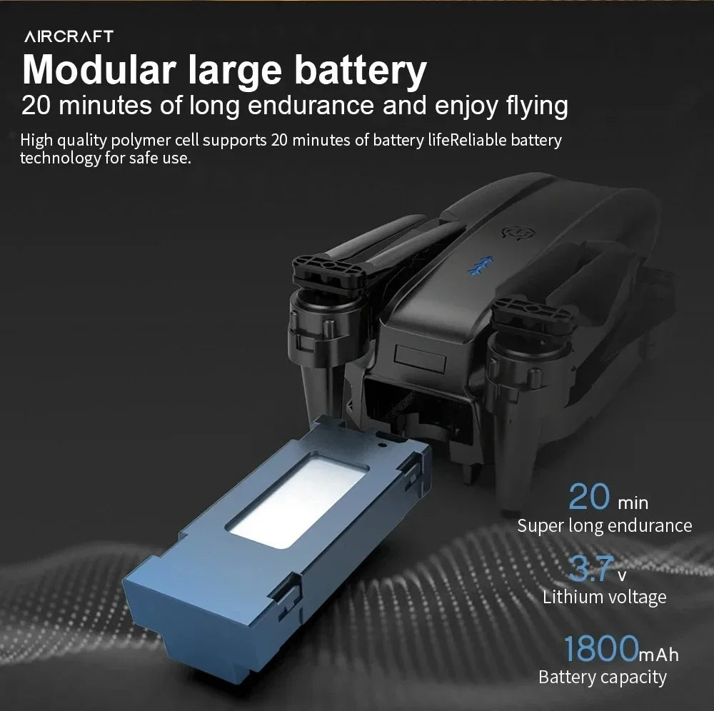 Professional HD E99Pro Drone 4k Dual WIFI fpv Quadcopter Aircraft with Obstacle Avoidance for Aerial Photography Drone Camera - Zecs shopping