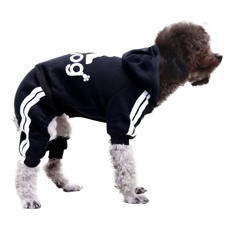 Winter Pet Clothes Dogs Hoodies Jumpsuit Warm Sweatshirt for Small Medium Large Dogs Jacket Clothing Pet Costume Dogs Clothes - Zecs shopping