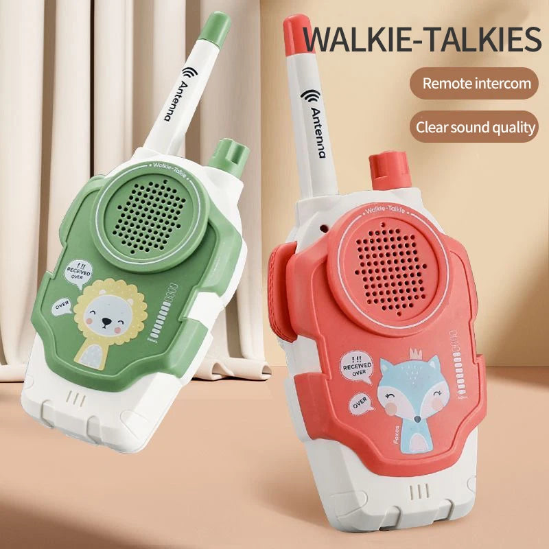 Kids Walkie-Talkie Fun Cartoon Intercom Toy for Boys & Girls Parent-Child Outdoor Play
