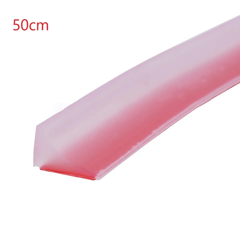 pcs Bathroom Water Stopper Silicone Retaining Strip Water Shower Dam Flood Barrier Dry And Wet Separation Blocker