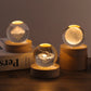 Aesthetic Moon Crystal Sphere Creative Clear Glass Galaxy Globe Night Light Crystal Ball Lamp Desktop Decoration Home Ornament - Zecs shopping