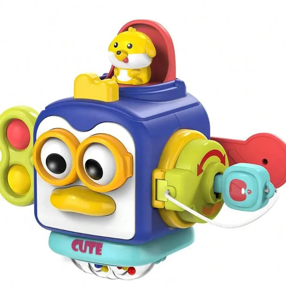 Baby Busy Board Cube Montessori Sensory Toys For Premium & Affordable