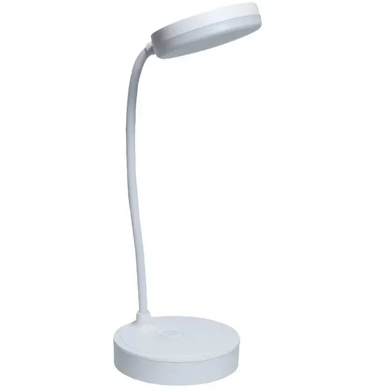 pc LED Desk Lamp With USB Charging Port Dimming Levels Touch Control White