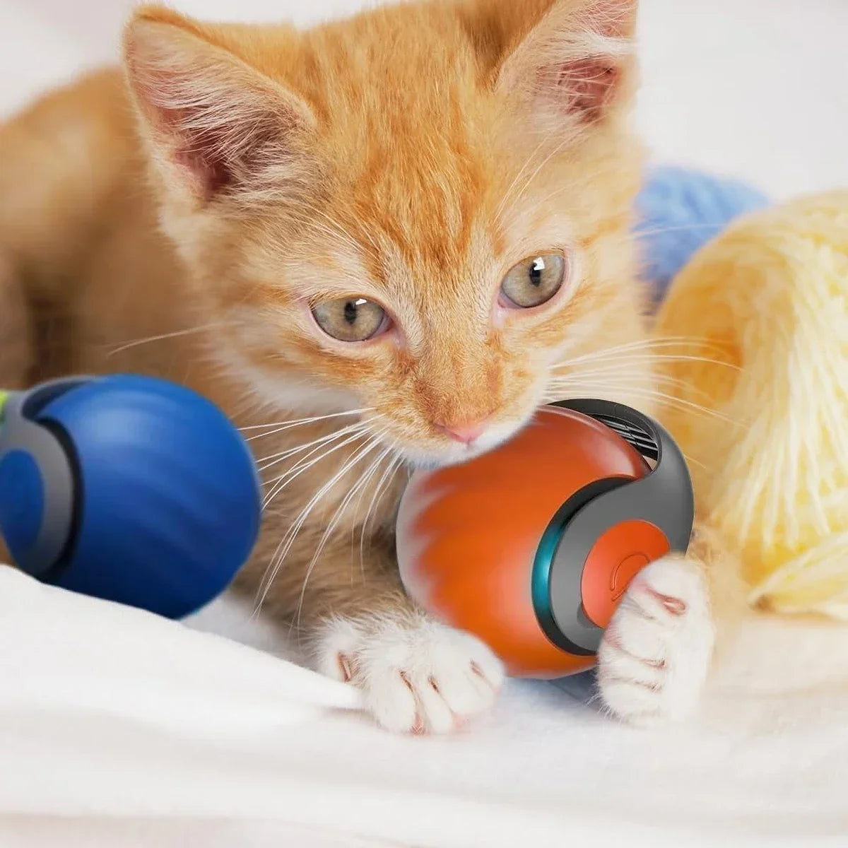 Smart Interactive Speedy Tail Pet Toys Automatic Moving Balls for Cats And Dogs Touch Motion Rolling Ball for Indoor and Outdoor - Zecs shopping