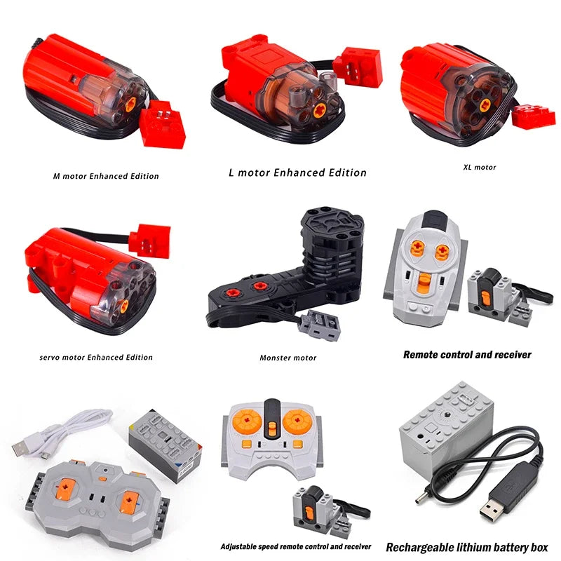 High-tech Power Function Extension Wire Servo Train Motor Premium & Affordable