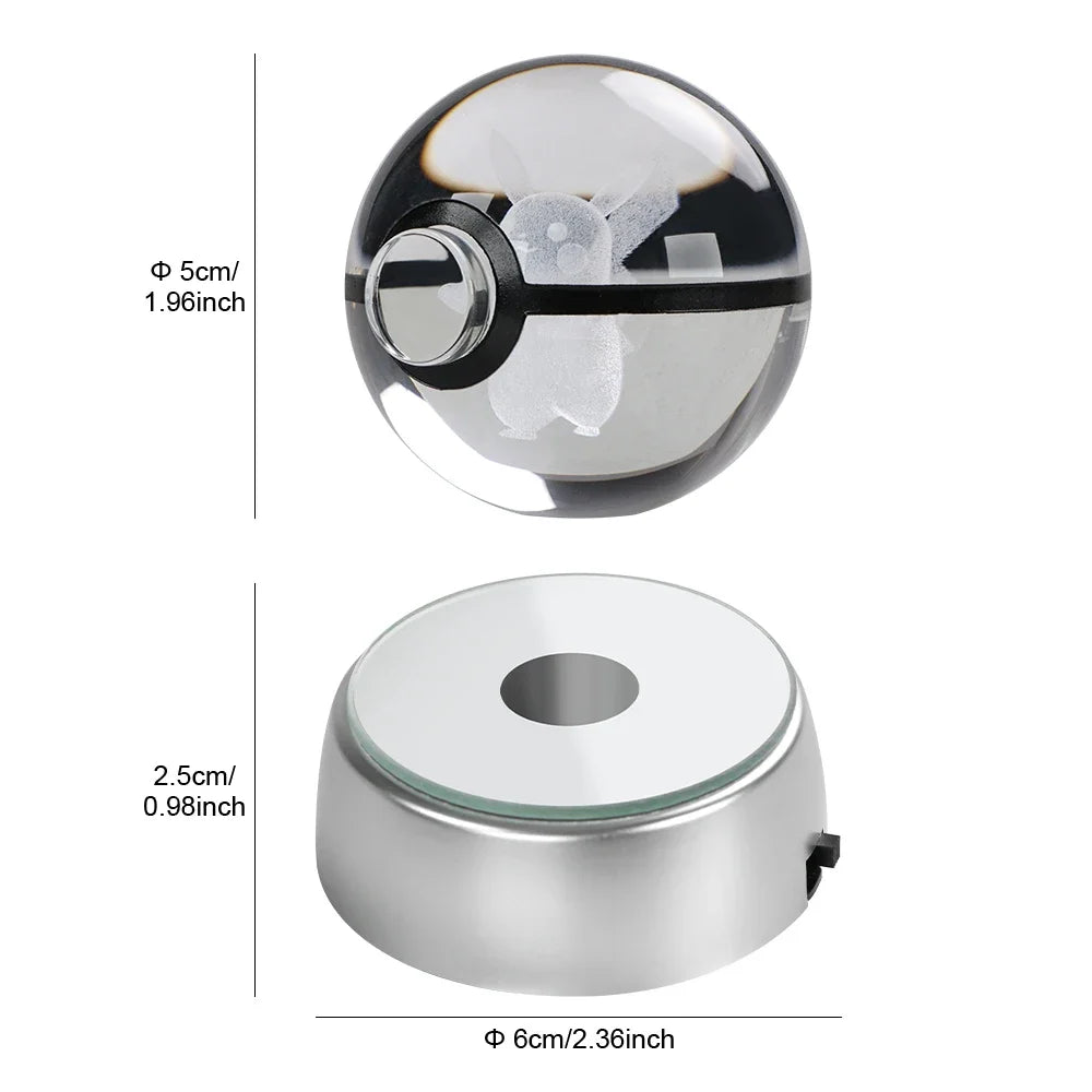 Pokemon d Crystal Ball Pikachu Gengar Eevee Mewtwo Premium & Affordable