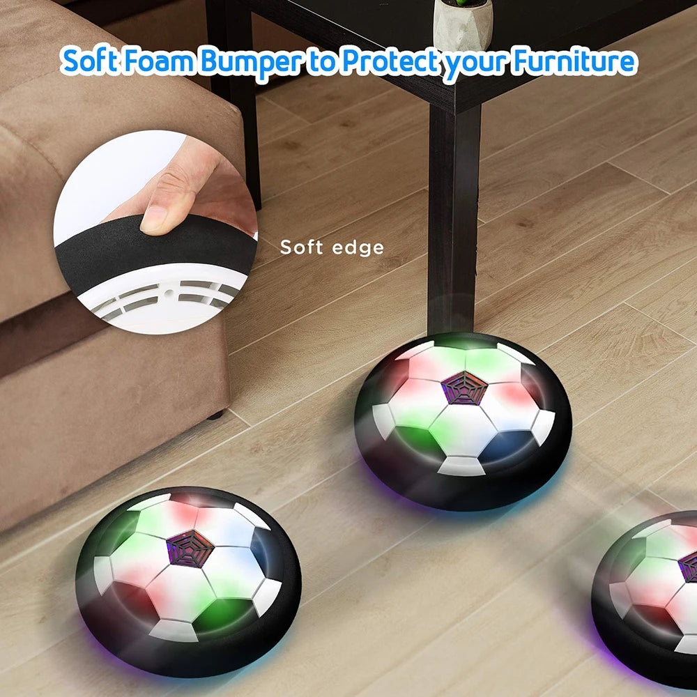 Hover Soccer Ball Toys for Children Electric Floating Football with LED Light Music Soccer Ball Outdoor Game Sport Toys for Kids - Zecs shopping