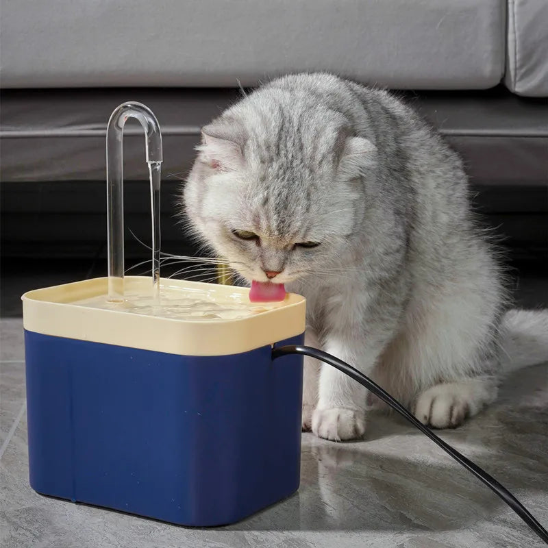 Ultra-Quiet Pet Water Fountain Auto Filter USB Electric Cat Dog Water Dispenser&Burnout Prevention Pump 1.5L Recirculate Filtrin - Zecs shopping